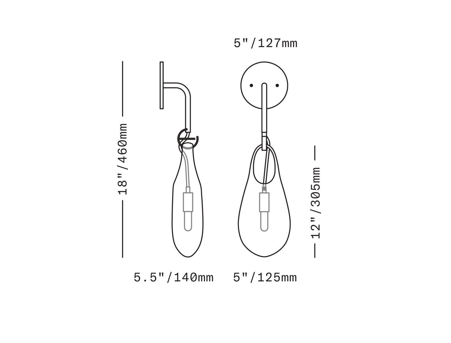 Выдувное стекло светодиодный настенный светильник SkLO Hold ARCH-00147630 - Вид №17