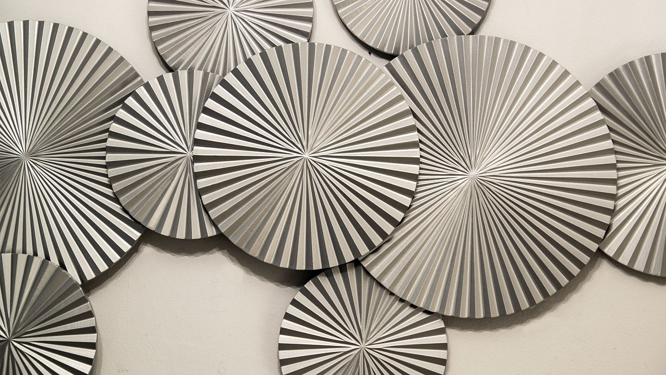 Панно декоративное настенное из дерева 160х90 см серебряное Silver-9 EVENHOME  00-3878820 Серебро  - Вид №2