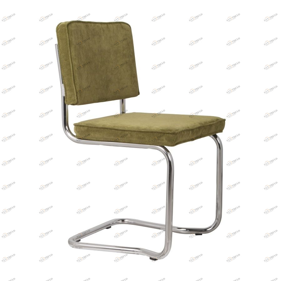 Стул Ridge Kink Rib зеленый Zuiver 1100063