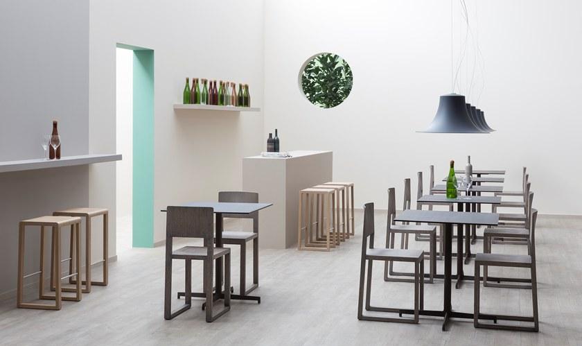 Pedrali Табурет из дуба с подставкой для ног Brera 383 - Вид №2