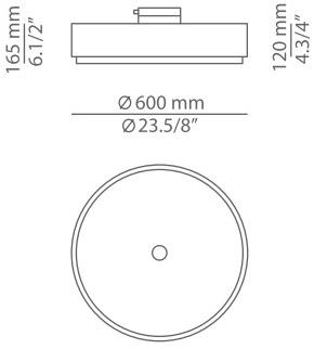 Estiluz Светодиодный потолочный светильник Iris T-2712 / t-2713 - Вид №6