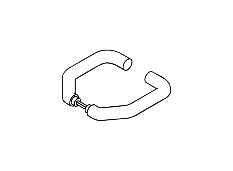 113XAH Дверная ручка (х-техник) HEWI System 111 | Edelstahl 