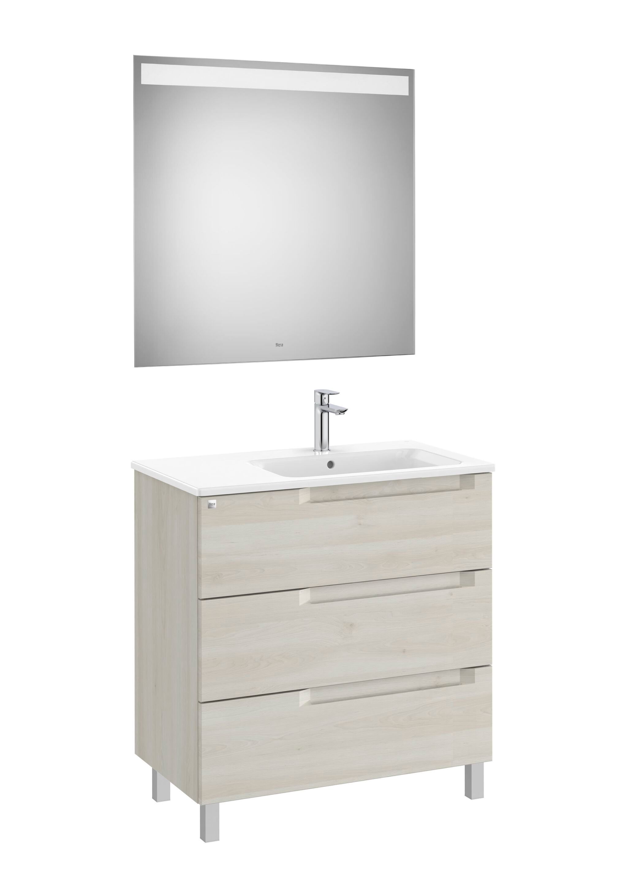 Деревянный напольный умывальник с зеркалом Roca Aleyda ARCH-00106137 - Вид №12