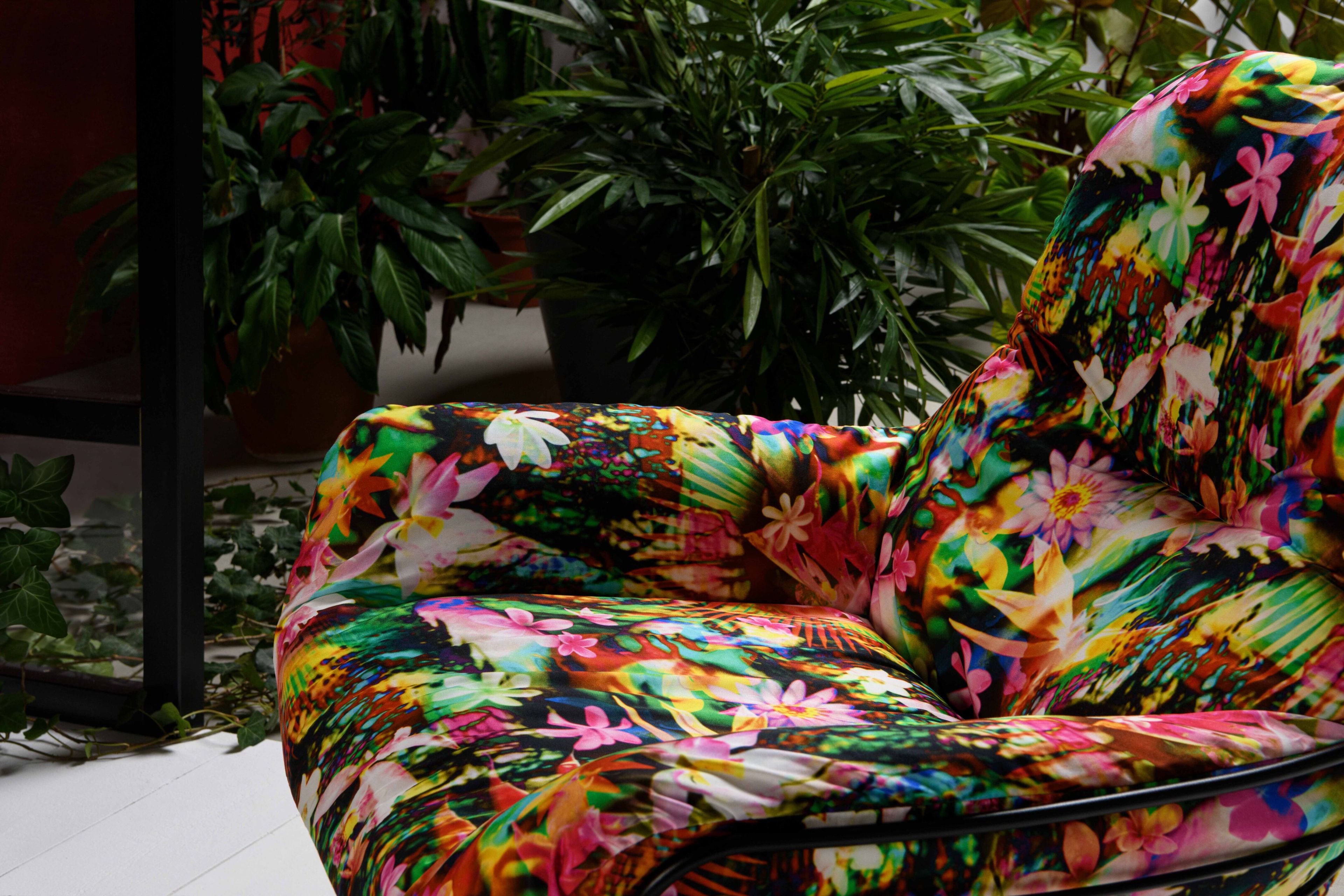 Хлопчатобумажная ткань с цветочным рисунком LELIEVRE Jean Paul Gaultier - La Croisière s'amuse ARCH-00103345 - Вид №3