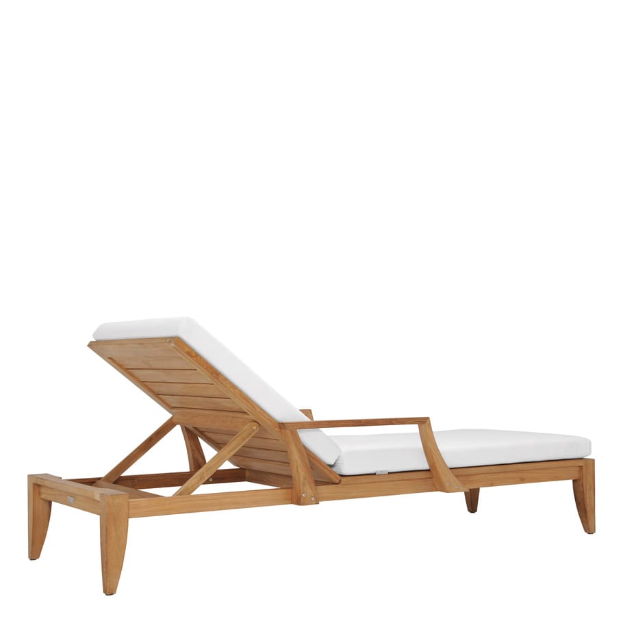 Садовая кровать из тикового дерева с подлокотниками JANUS et Cie Relais ARCH-00146502 - Вид №6