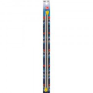 191469 Спицы PRYM прямые алюминий d 6.0 мм 35 см с наконечниками PRYM