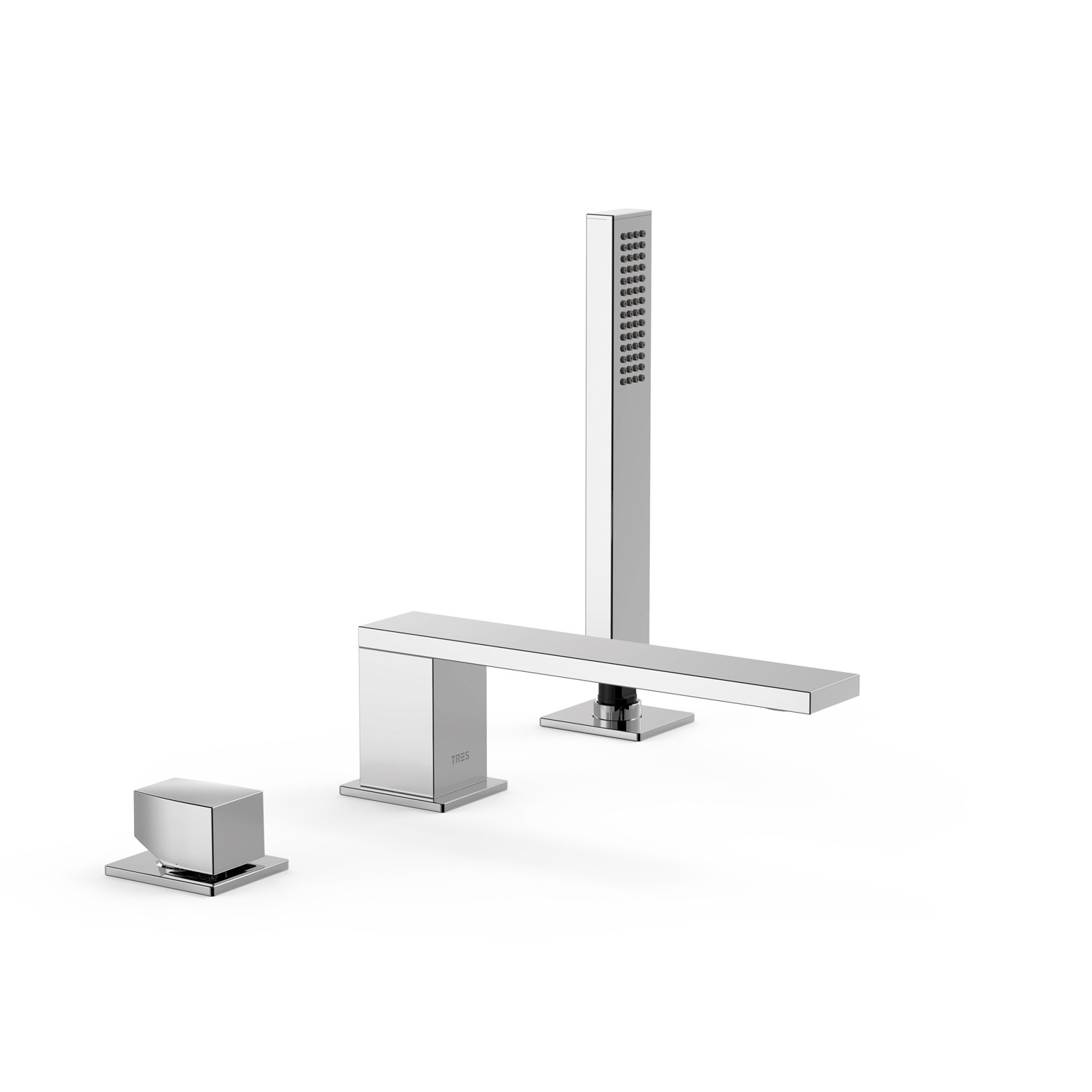 ТОНКИЙ смеситель для ванны с одной ручкой -20216104 TRES 