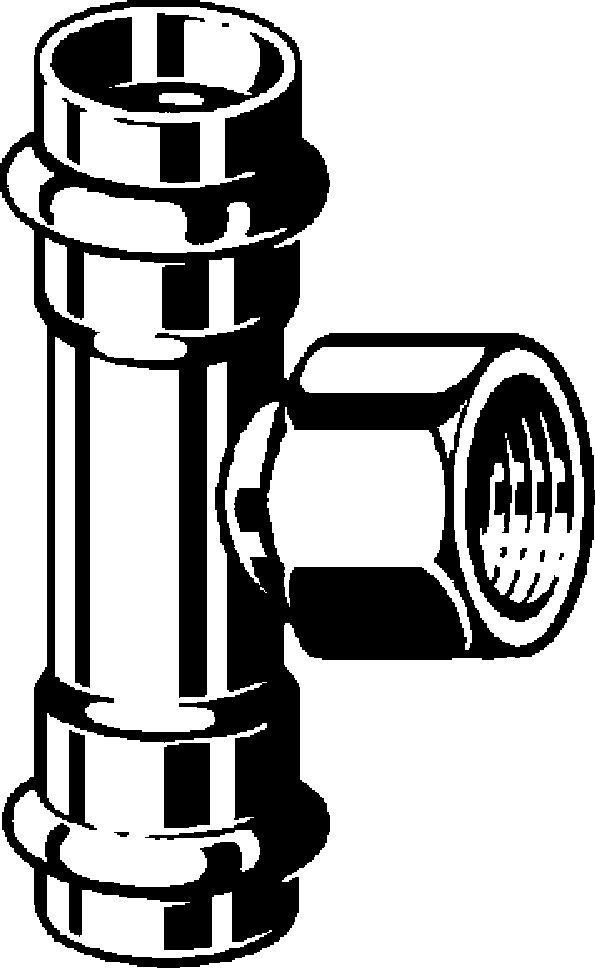 Viega Тройник Sanpress Inox 2317.2 (437206) 437 206 - Вид №1