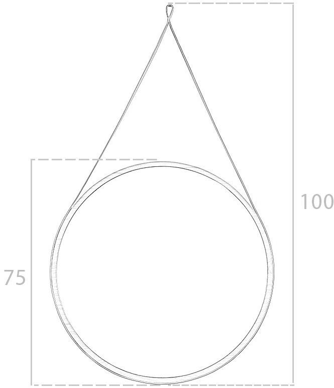 Angel Cerdá Круглое зеркало с настенной рамой Nature life 3038 cpmr27 Angel Cerda - Вид №5