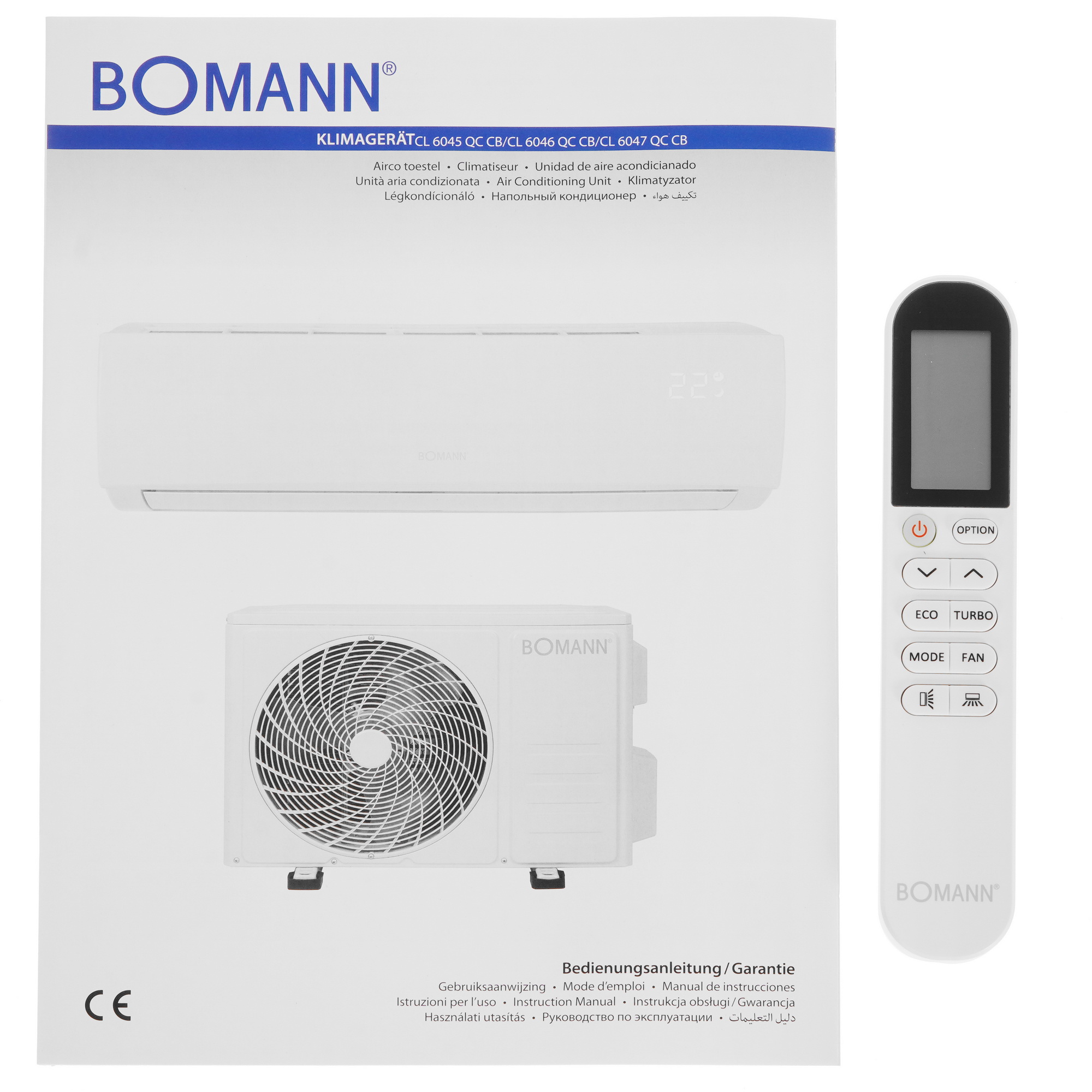 9903197 Кондиционер настенный сплит-система Bomann CL 6046 QC CB белый STDN-0023731 - Вид №11