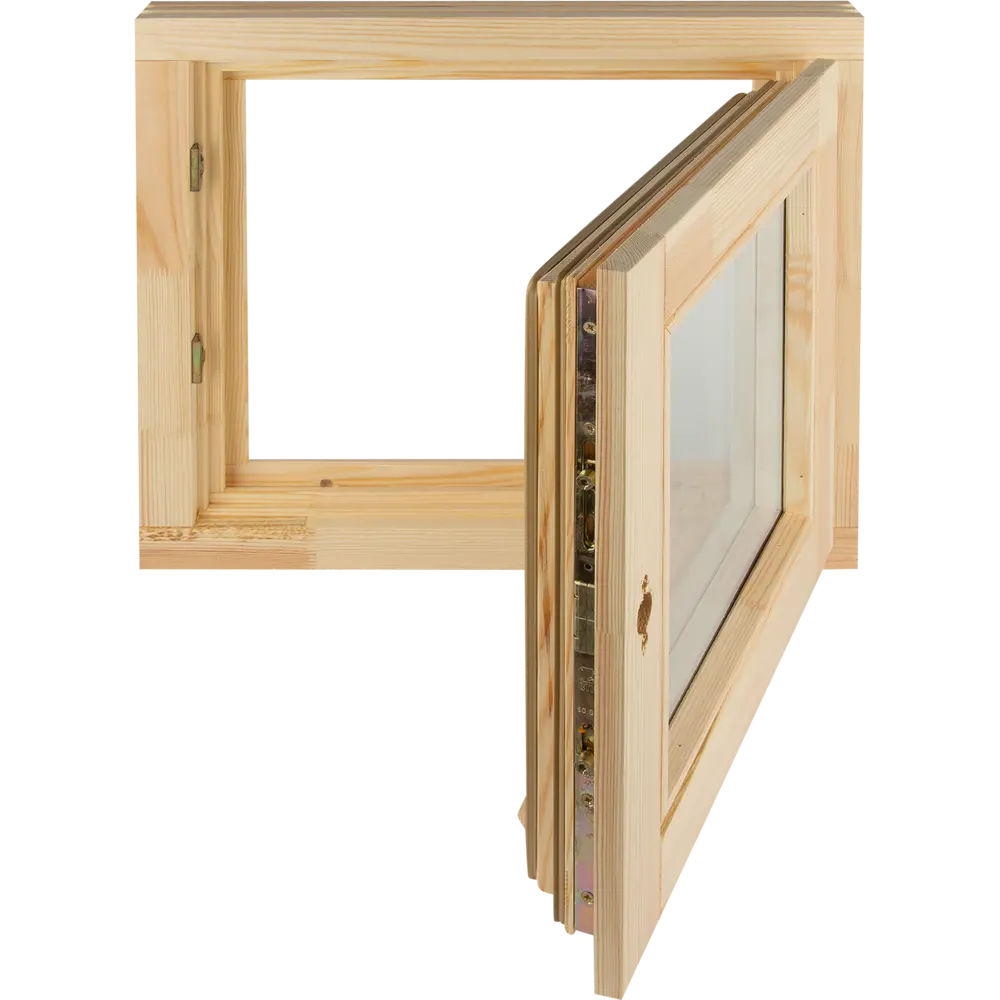 Santreyd Окно деревянное из сосны с однокамерным стеклопакетом 580×580 мм 15048390 STLM-0005239 - Вид №5