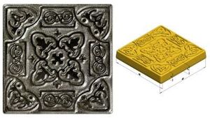 Вставка никель Persia 5х5 (52 шт) kavarti