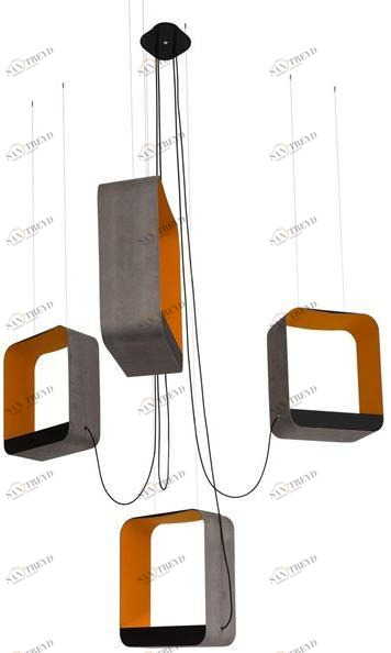 designheure Регулируемый светодиодный подвесной светильник Eau de lumière sun-id-1450450