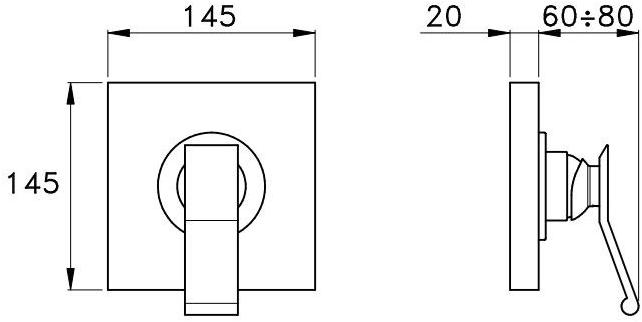 RUBINETTERIE STELLA Кран для душа Casanova sun-id-1347503 - Вид №1