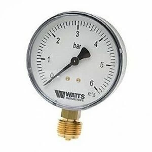 Манометр радиальный F+R200 50 мм 1/4" 6 бар WATTS