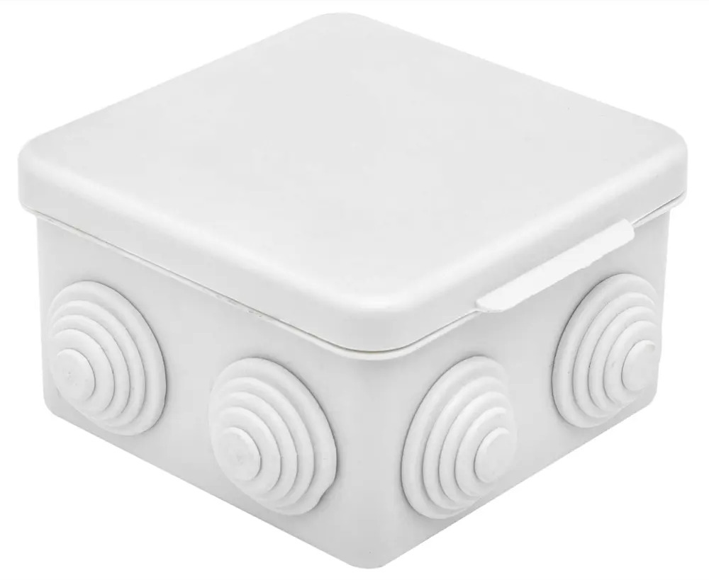 91818455 Распределительная коробка Gusi electric 80x80x55 мм IP54 цвет серый STLM-1103431