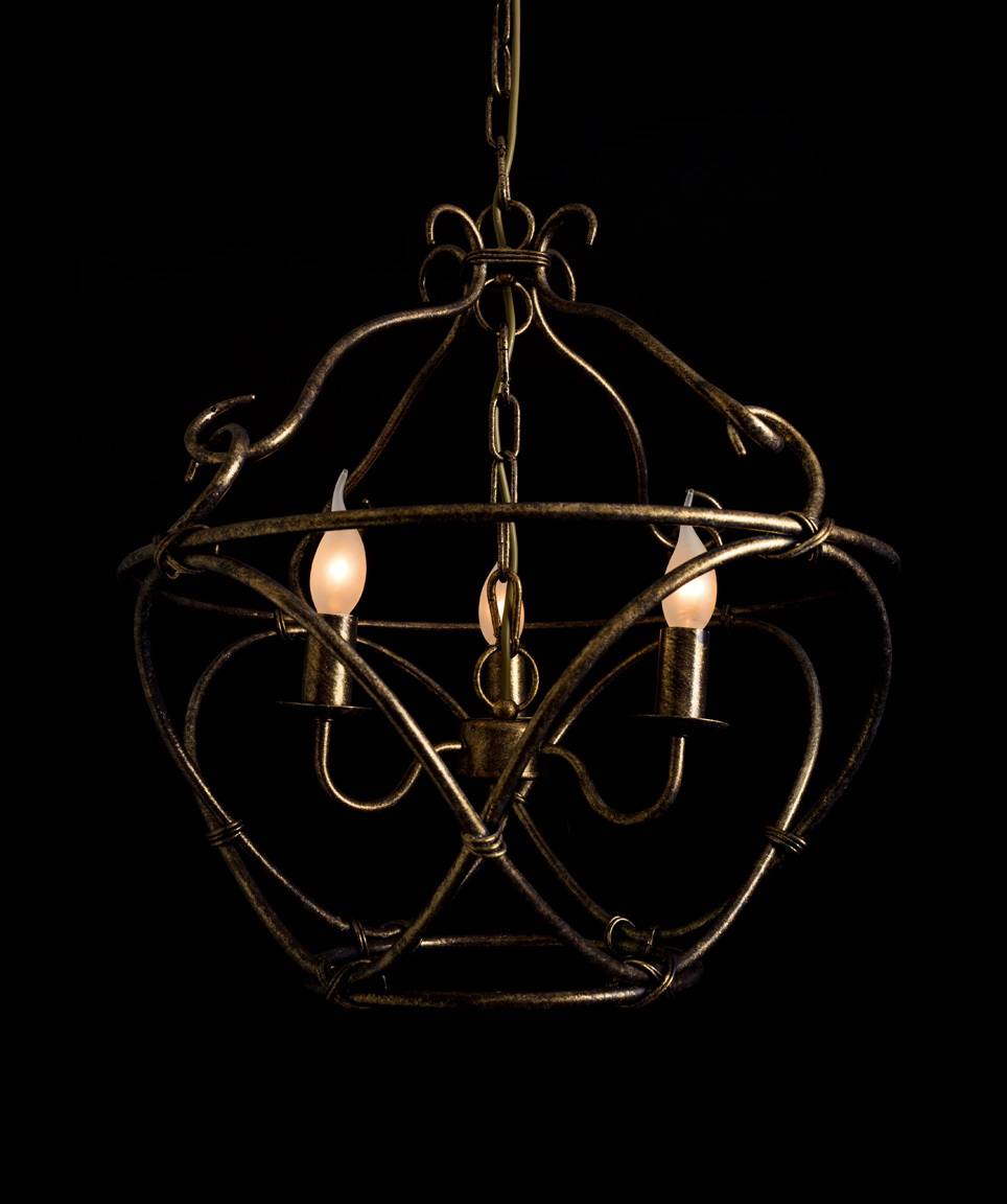 Подвесная люстра Arte Lamp Bellator A8960SP-3GA медь ARTE LAMP BELLATOR, ШАР 056408 Медь  - Вид №1