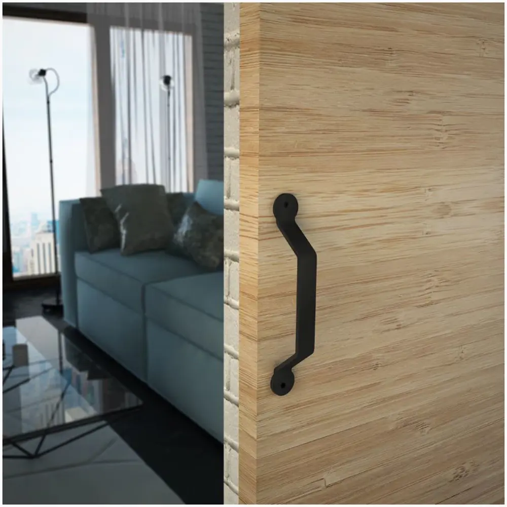 82096748 Ручка для раздвижных дверей Лофт, металл, цвет чёрный STLM-0900292 VALCOMP  - Вид №5