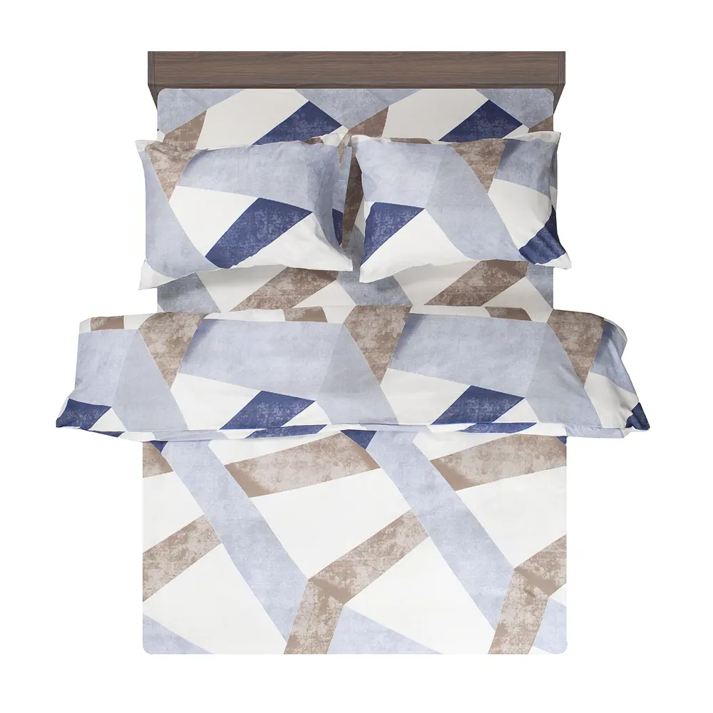 Комплект постельного белья Amore Mio Фирст евро полисатин разноцветный STLM-2107622 - Вид №4