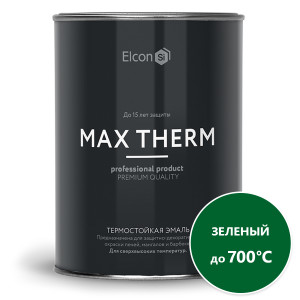 92707317 Эмаль термостойкая 00-00004037 цвет зеленый 1 л STLM-0536131 ELCON