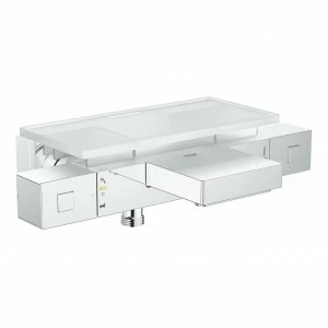 Термостатический смеситель для ванны GROHE Grohtherm Cube с полочкой, хром (34502000)