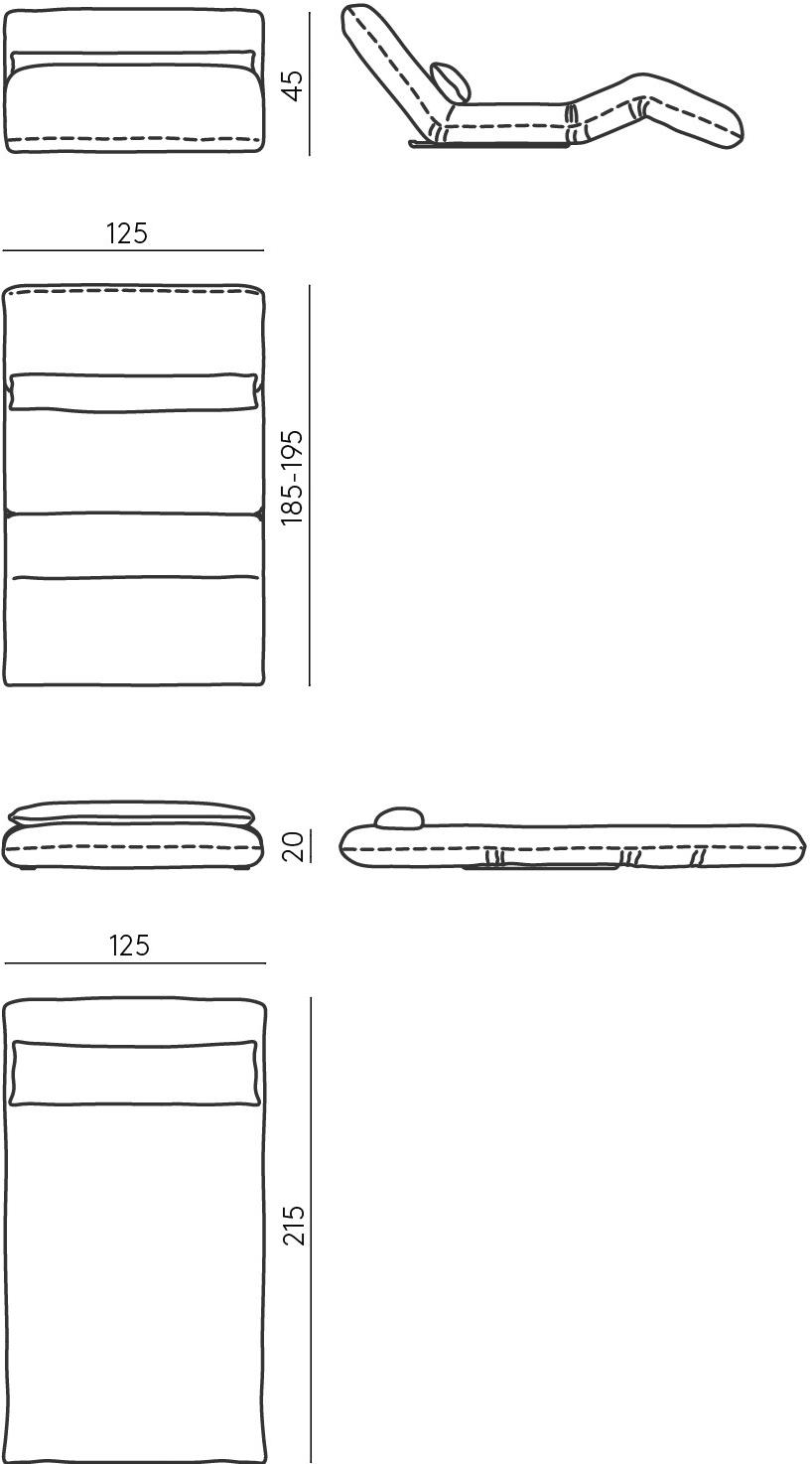 DE PADOVA Кресло-кровать многофункциональное sun-id-1514869 - Вид №6