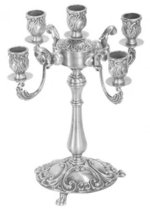 Канделябр на 5 свеч MIGLIORE Complementi ML.COM-50.155.CR, цвет хром