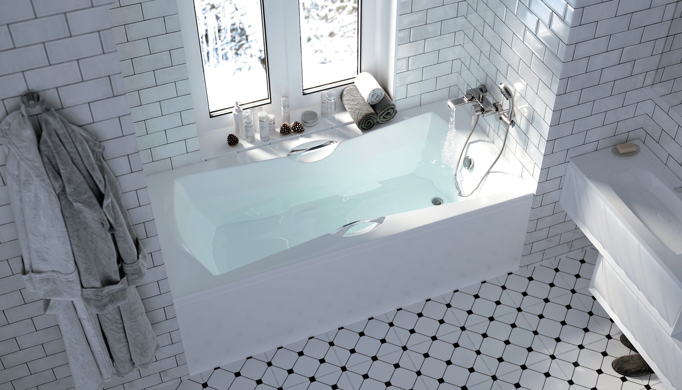 У19641 Ванна 1Marka AGORA 170x75 1 Marka AGORA - Вид №1