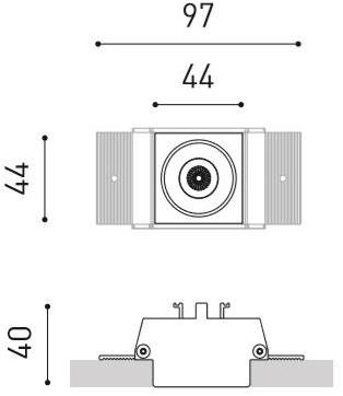 Arkoslight Встраиваемый алюминиевый светодиодный светильник Black foster sun-id-1420065 - Вид №4