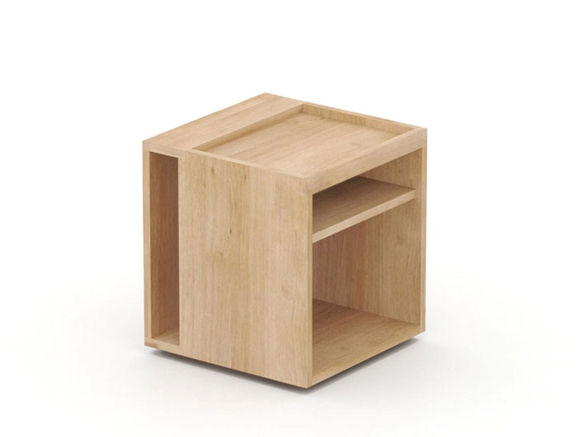 Квадратный журнальный столик из массива дерева Air Division Mapp ARCH-00079937