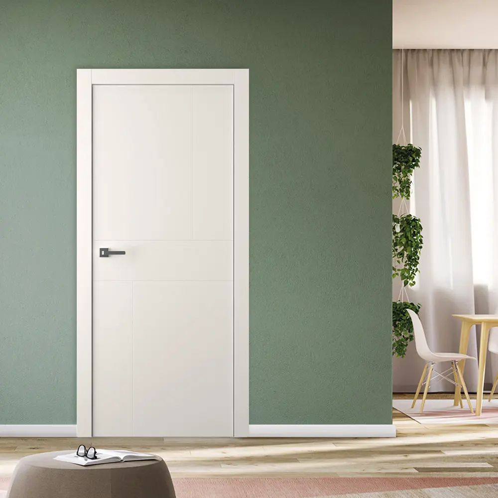 Дверь межкомнатная Лацио 1 глухая эмаль цвет жемчужный 90x200 см BELWOODDOORS STLM-2135133 - Вид №1