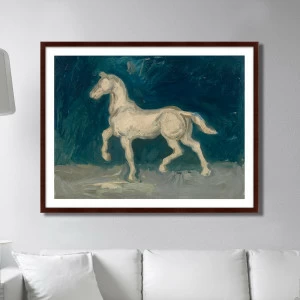 Картина в раме 130х102 см Horse, 1886г. КАРТИНЫ В КВАРТИРУ  264177 Бежевый;синий;разноцветный