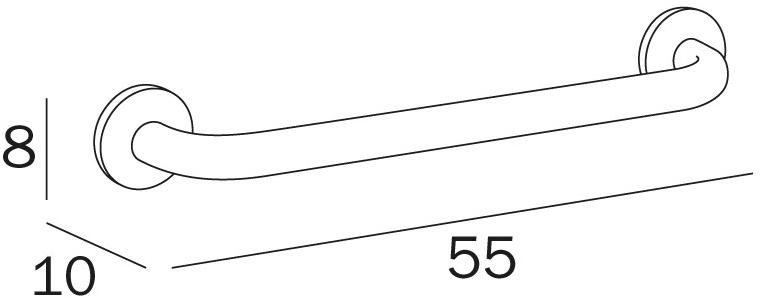 INDA® Фиксированная ручка для ванной Help Ah395b - Вид №3