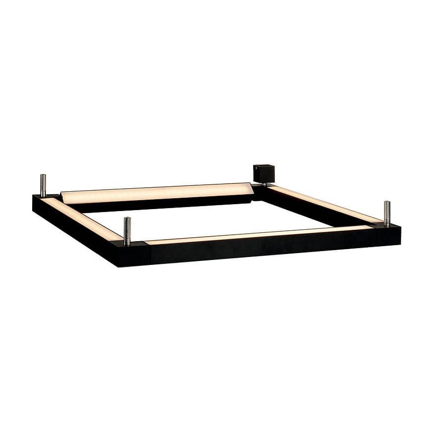Потолочный светильник черный SLV Open Grill Double Twist 157660 SLV ДИЗАЙНЕРСКИЕ, OPEN GRILL 00-3890386 Черный  - Вид №2