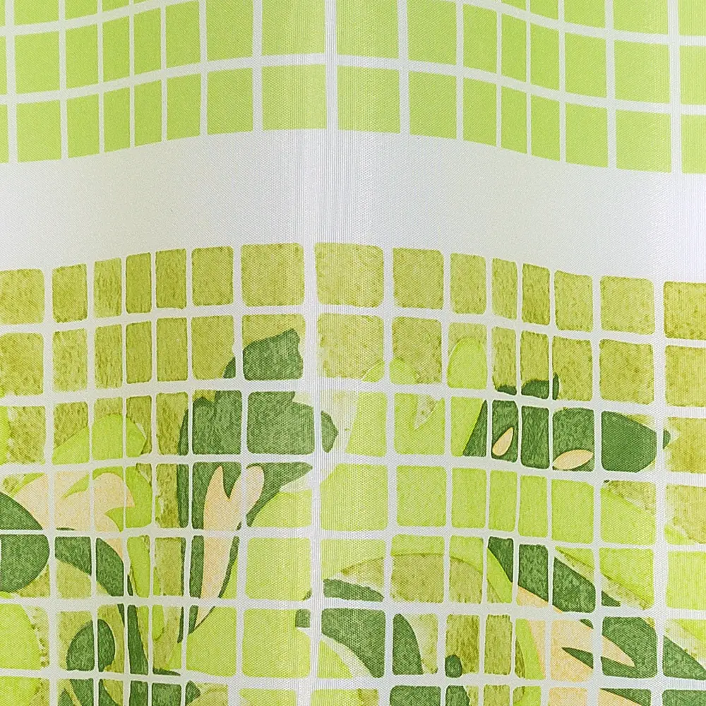 Штора для ванной комнаты Fresco 180х180 см цвет зелёный BATH PLUS ШТОРЫ CHARME RED STLM-2048364 - Вид №2