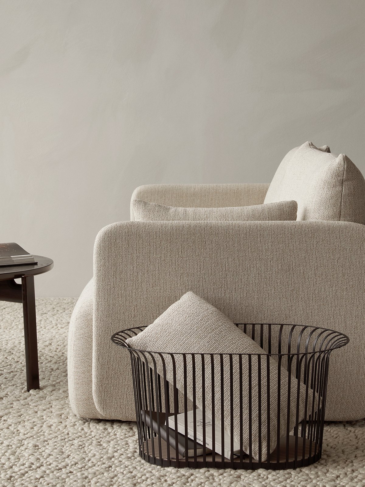 4300649 MENU Ленточная корзина Слоновая кость  - Вид №3