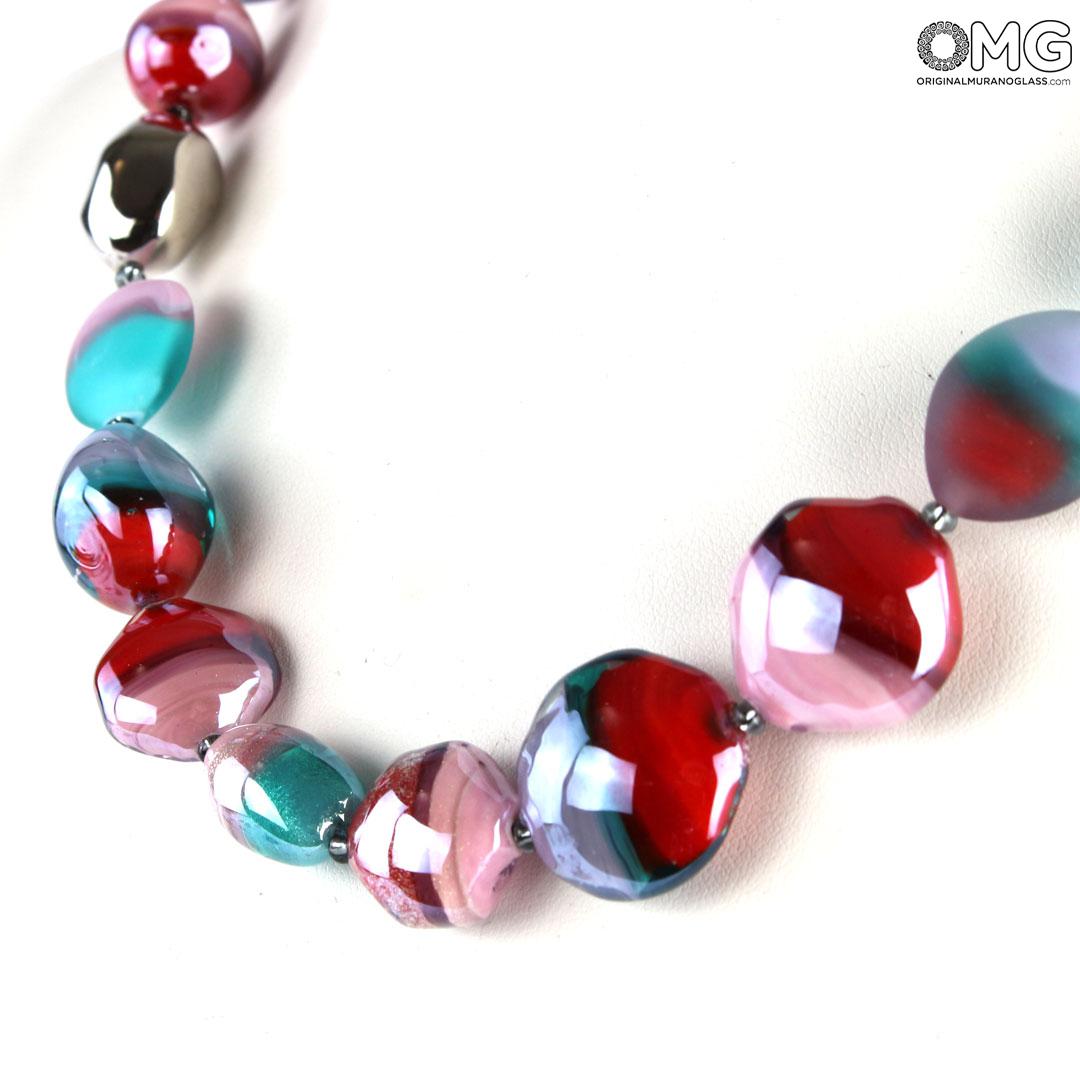 4455 ORIGINALMURANOGLASS Колье Мадемуазель - Коллекция Antica Murrina - муранское стекло OMG 50 см  - Вид №1