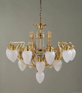 Orion LU 1440/10+5+1bronz BUDAPEST люстра подвесная