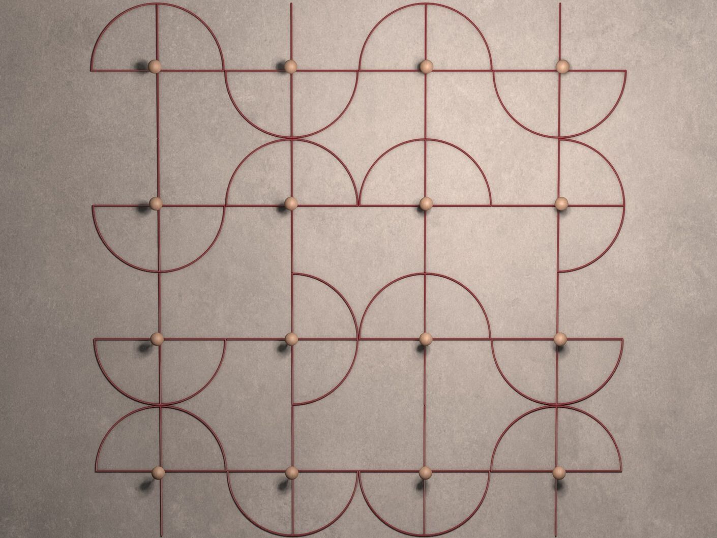 Акустическая панель / вешалка для одежды Bla Station DECOFUNC ARCH-00125544