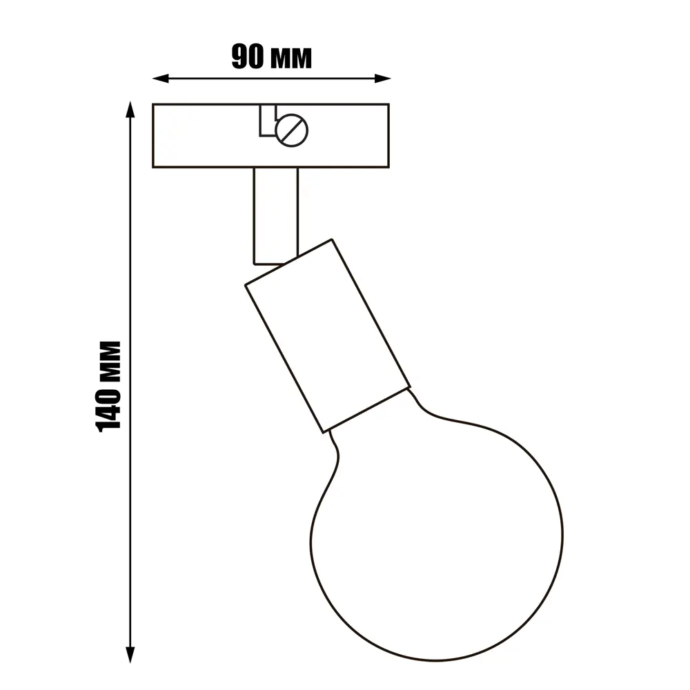Бра КЛЮЧНИК Реал — стильное черное освещение с поворотным механизмом 89390232 STLM-1374028 - Вид №10