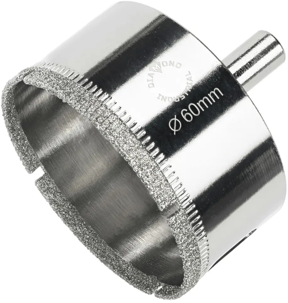 90614617 Коронка алмазная по керамограниту и стеклу Diamond Industrial DIDCBC060, 60 мм STLM-0308450