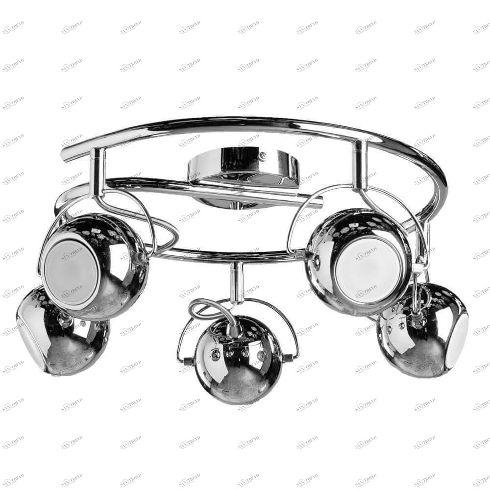 Спот потолочный на 5 ламп хром Arte Lamp 86 A9128PL-5CC ARTE LAMP 86 CHROME 00-3891147 Хром 