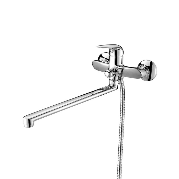 BA232A9CK MI Milardo Baffin Смеситель для ванны с длинным изливом Baffin Россия  - Вид №1