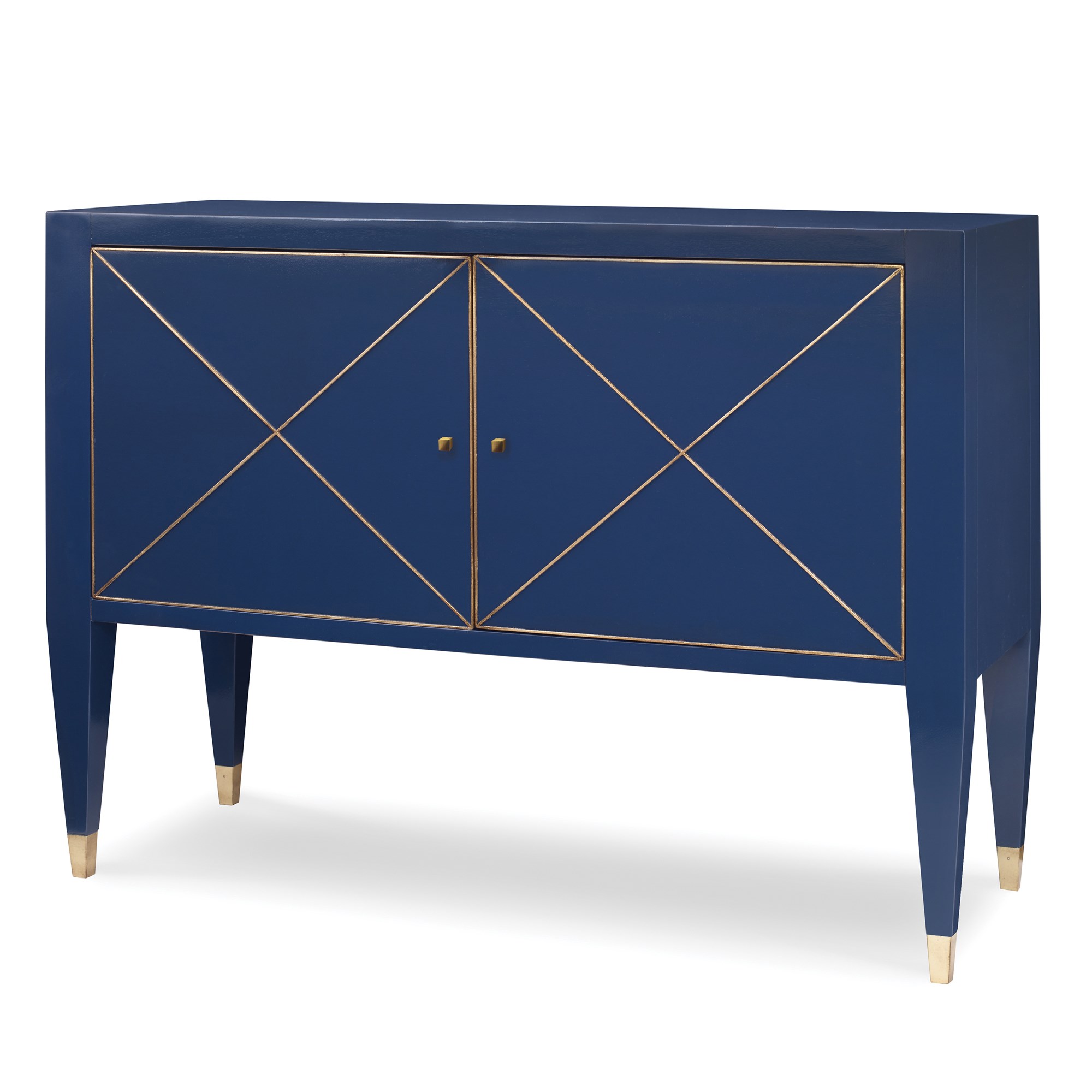 Шкафы 09209-820-021 Beaumont Cabinet - Cadet Blue w/ Gold St Ambella  - Вид №1