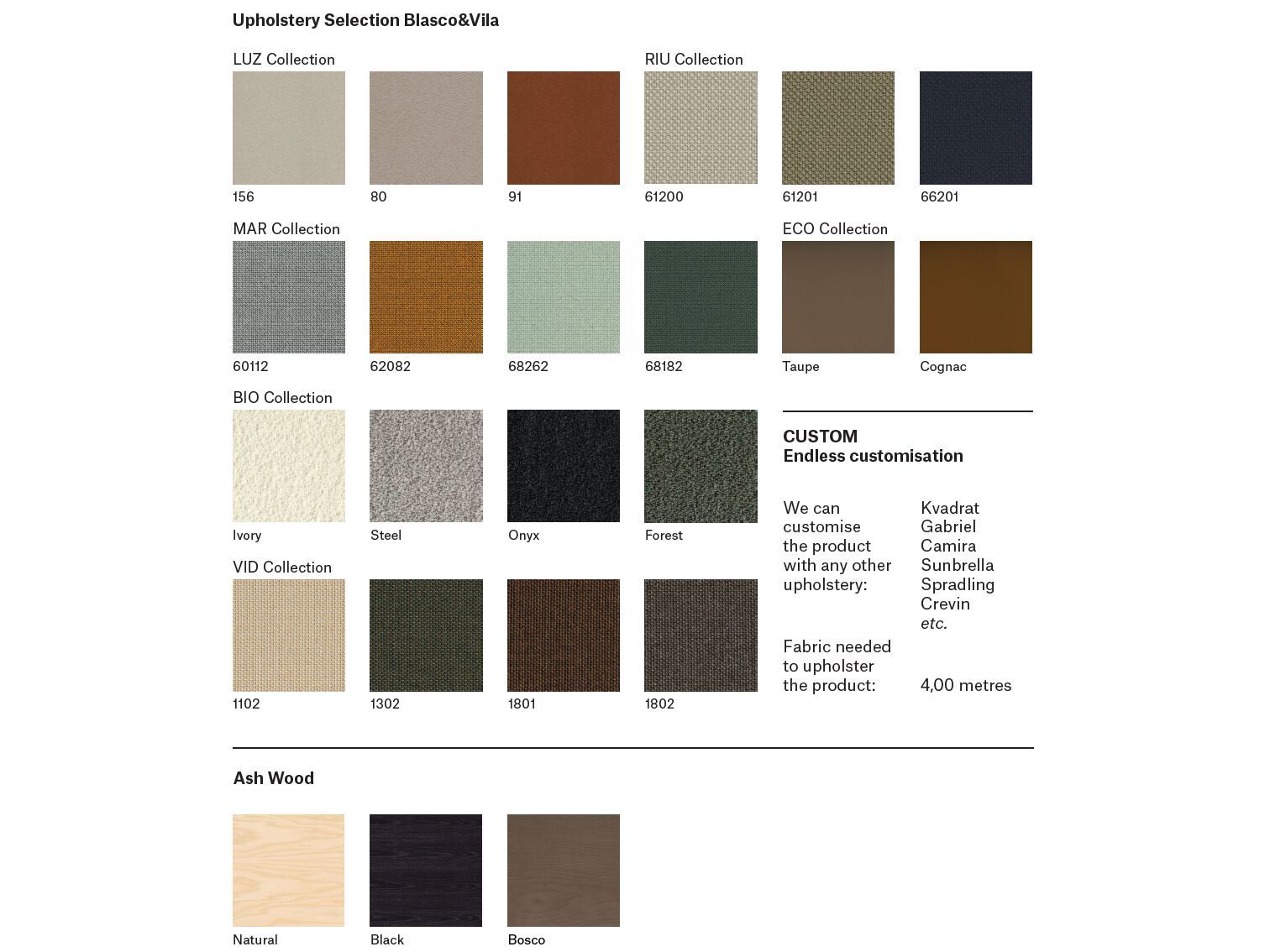 Тканевое кресло с подлокотниками Blasco&Vila хвост ARCH-00081595 - Вид №19