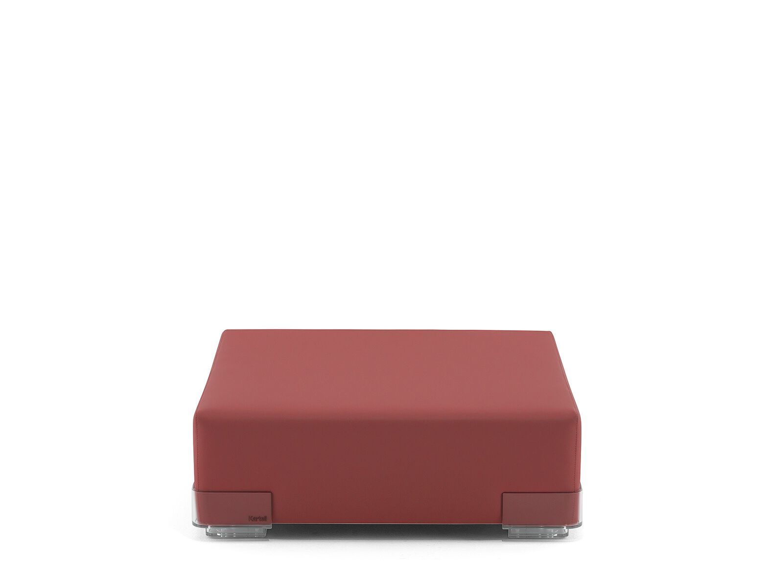 Съемный квадратный пуф из искусственной кожи Kartell Plastics ARCH-00011527 - Вид №9