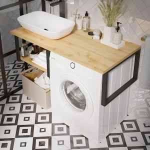 90242077 Столешница 1Marka Grunge Loft 120 дуб вотан STLM-0146698