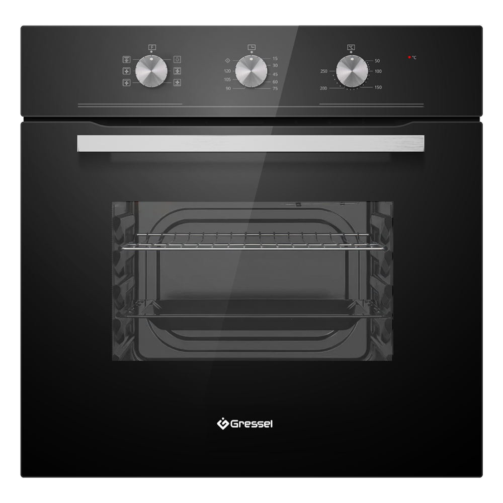 9256877 Электрический духовой шкаф Gressel RU6ES7717000 черный STDN-0065185