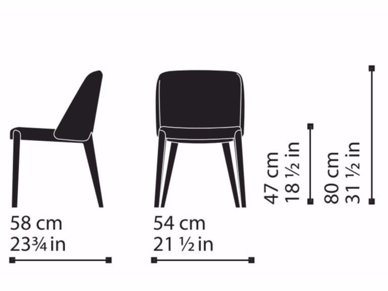 Мягкий стул для ресторана Very Wood Bellevue ARCH-00133052 - Вид №11
