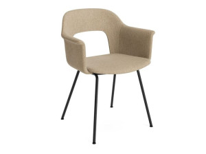 Мягкое кресло с открытой спинкой с подлокотниками